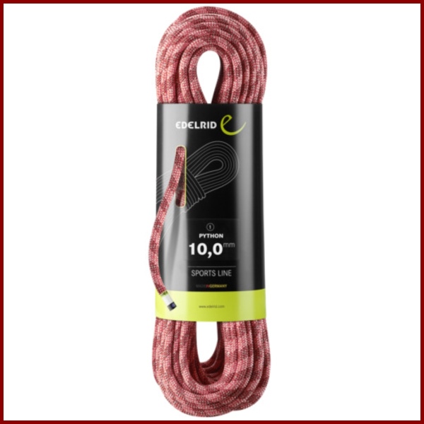 ☆アウトレット☆ EDELRID・エーデルリッド　パイトン 40m　10mm レッド